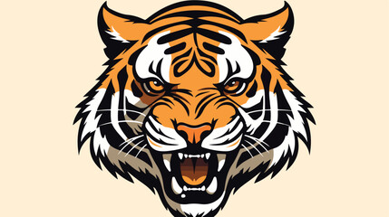 Tiger vector design  this artwork can be used logo