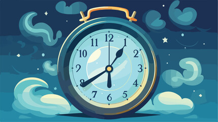 Time clock symbol icon vector illustration graphic