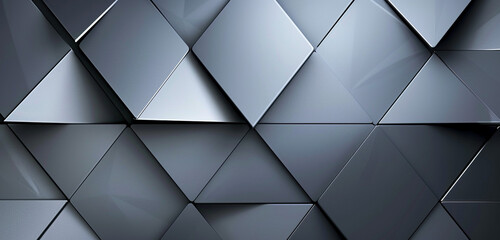 **: Abstract metallic triangles forming an elegant and high-tech background perfect for a modern and minimalist landing page.