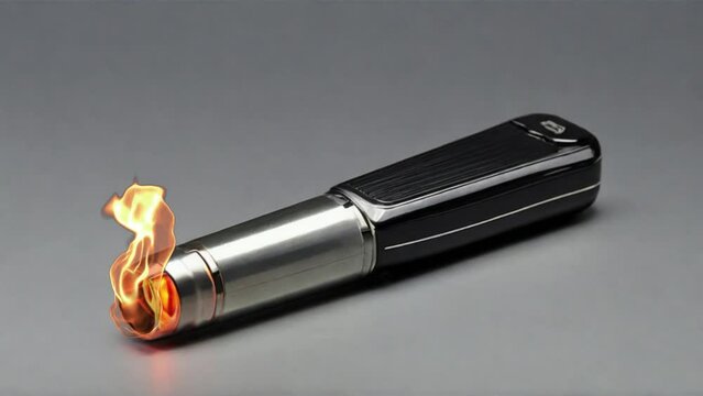 Electric lighter for lighting cigarettes.