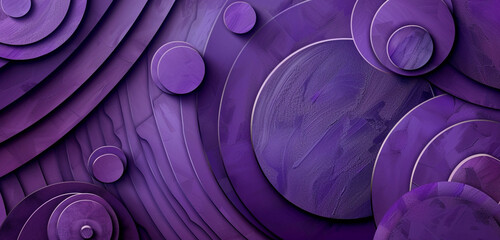 **: Velvet violet stripes intertwining with captivating geometric circles, creating a visually...