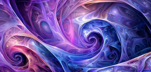  Celestial-themed indigo and violet swirls form an otherworldly display.