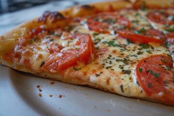 Pizza lifted slice