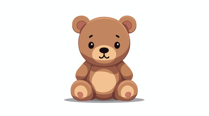 Toy concept represented by teddy bear icon. isolated