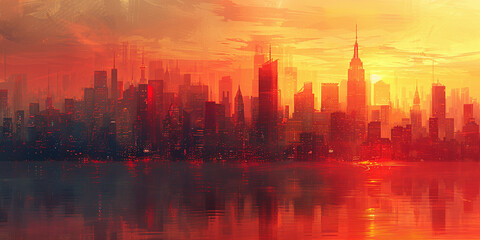 City Sunset: Human-Robot Collaboration