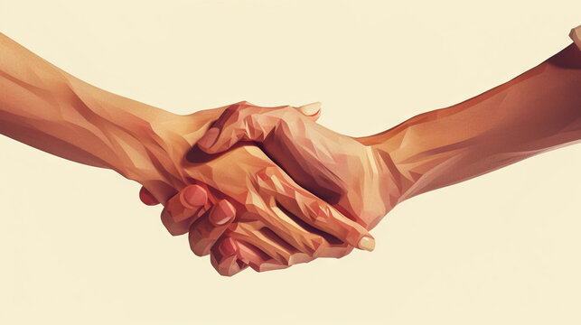 Eternal Bond: Hands clasped together, symbolizing a lifelong commitment and enduring love