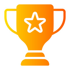 trophy gradient icon