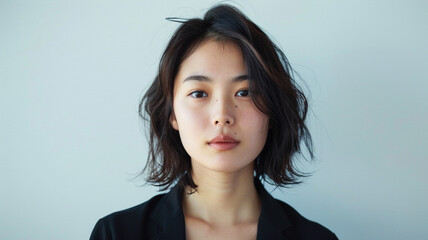 若い日本人の女性ポートレイト 
Young Japanese woman's portrait
[Generative AI]　　
