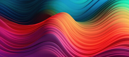 colorful wave pattern, gradation 172