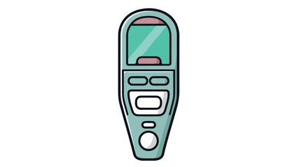 Unlocked remote control icon. Outline unlocked remo