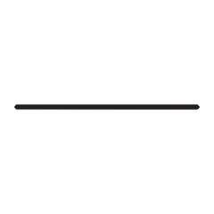 horizontal line icon simple flat vector