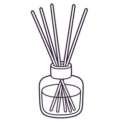 Reed diffuser home fragrance drawing