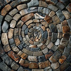abstract circle stone texture background