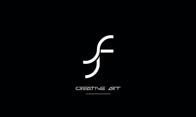 FS, SF, F, S abstract letters logo monogram