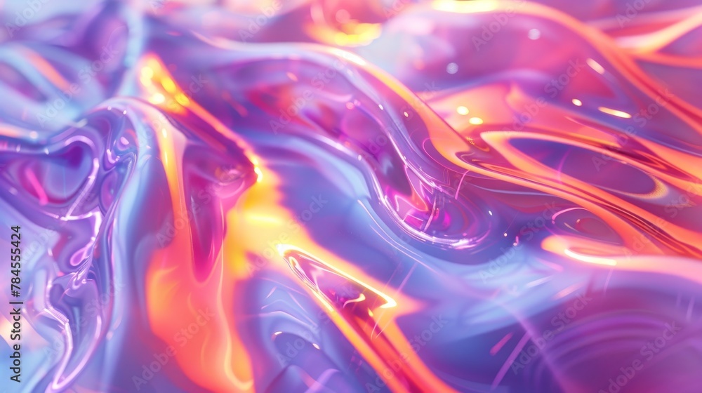 Fototapete iridescent holographic gradient texture used in the rendering of the light emitter glass. it can be 