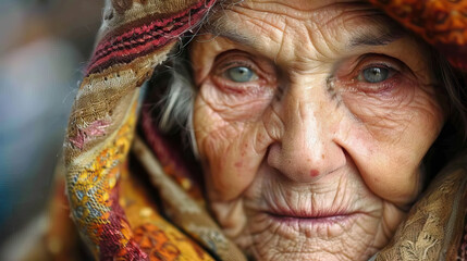 Božanski Mir: Starija Žena s Ogrlicom, Pronalazeći Mir u Predanosti.