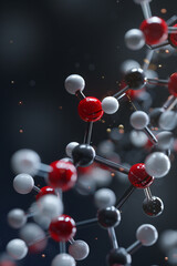 3d render of molecule