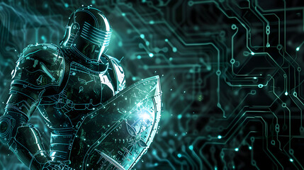 Cybernetic Guardian: The Pinnacle of Futuristic Digital Defense