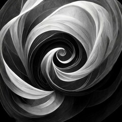 black and white abstract swirl background