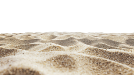beach sand on a white background