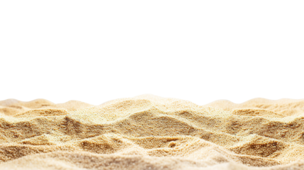 beach sand on a white background