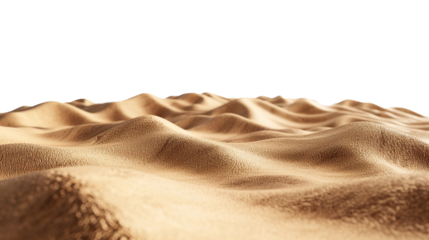 beach sand on a white background
