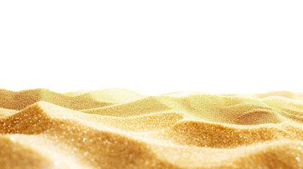 beach sand on a white background