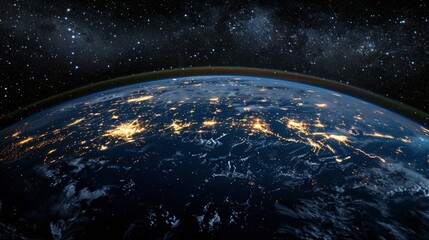 Earth From Space at Night