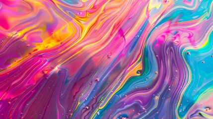Vibrant abstract liquid colors background - obrazy, fototapety, plakaty