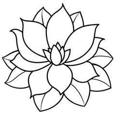    Flower vector illustration.
