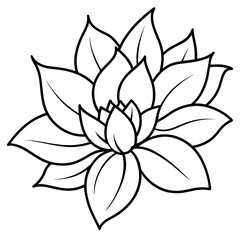    Flower vector illustration.
