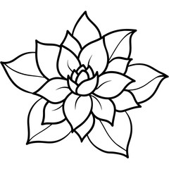    Flower vector illustration.
