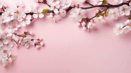 Obraz premium beautiful blossom flowers on background