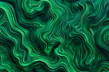 Organic green abstraction. Wallpaper background illustration