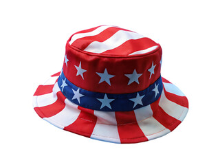 Top hat with the american flag for us national loyalty day celebration
