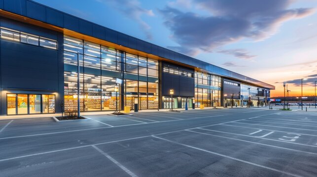 Hypermarket Exterior View