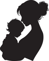 Mother’s Day Silhouette Vector