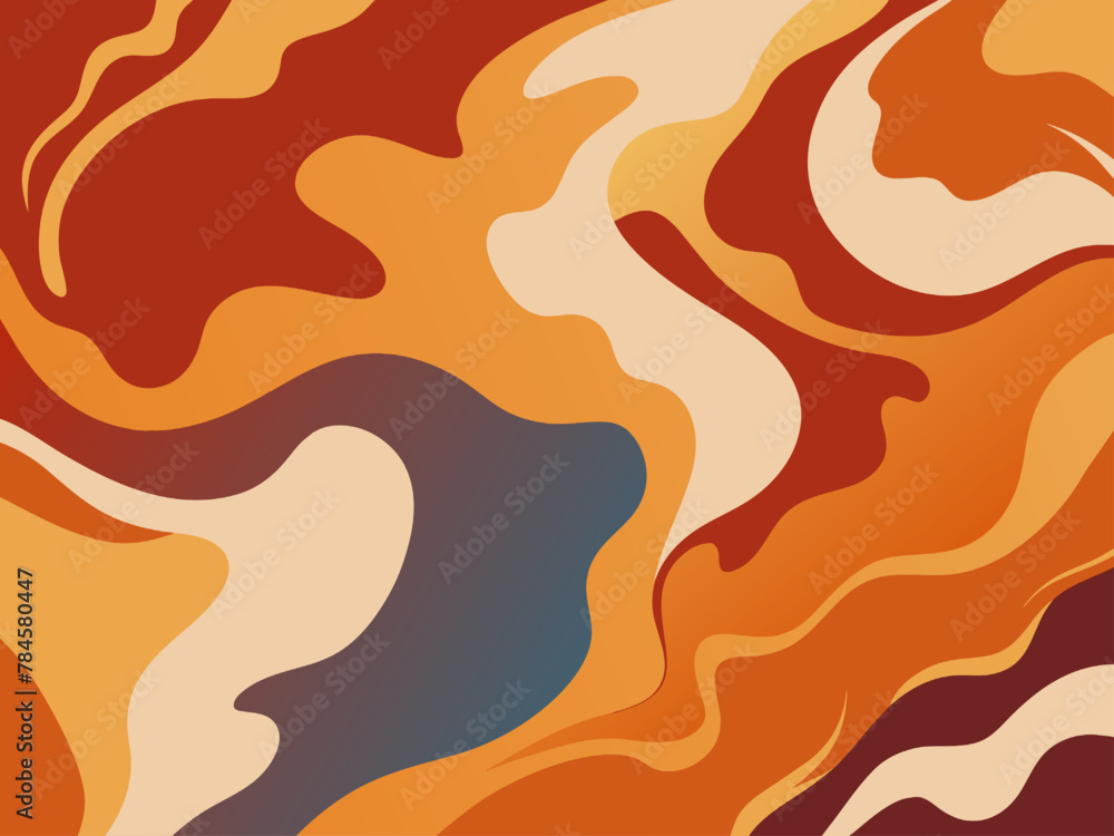 Poster abstract background with dynamic waves. vector illustration. can be used for wallpaper, pattern fill