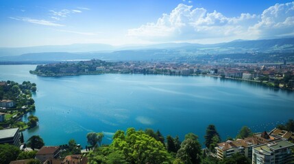 Fototapeta premium Water Body Surrounded by Trees