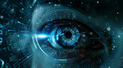 biometrics of the retina of the human eye in the future.
