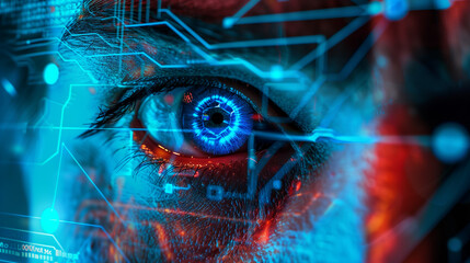 biometrics of the retina of the human eye in the future.