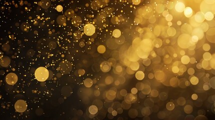 golden glitter lights