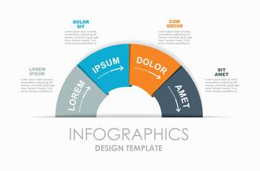 Infographic design template with place for your data. Vector illustration. - 784585454