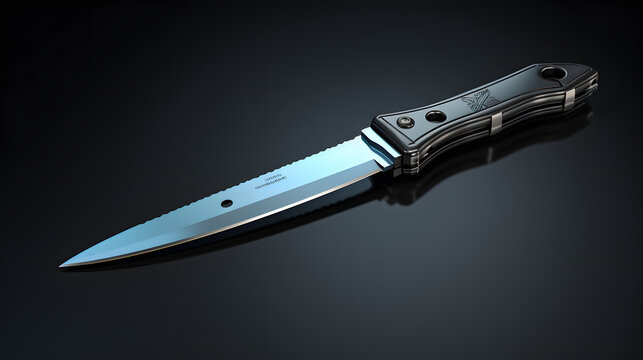 Knife Criminal Icon 3d