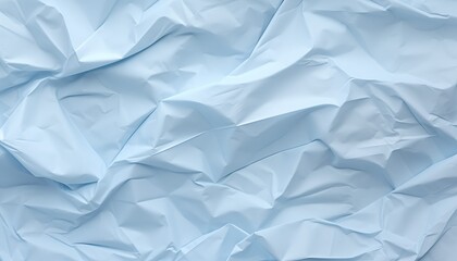 blue crumpled paper