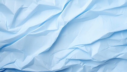 blue crumpled paper