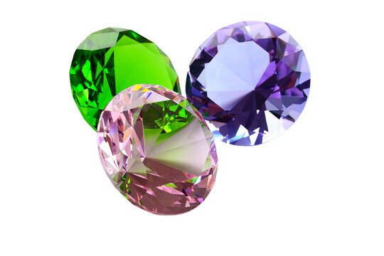 Jewelry Diamond Cut Crystal Stones