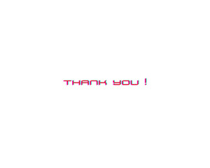 Thank you text vector icon. This is isolated in white background.