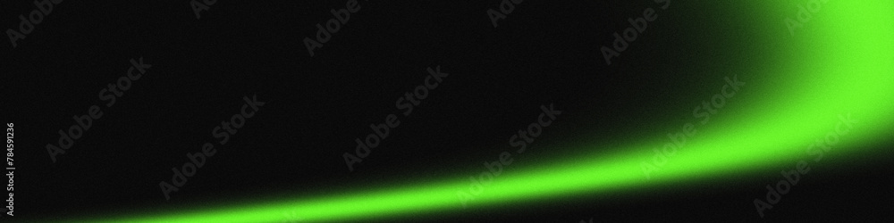 Poster grainy green lines in motion: abstract art with glowing green backdrop, featuring dynamic lines and 