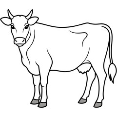     cow vector illustration
